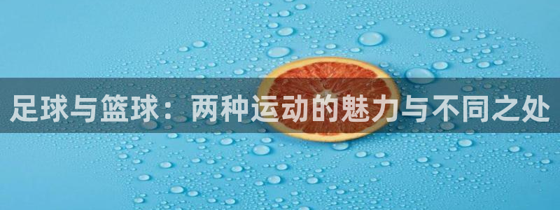 vsport体育官网下载招商：足球与篮球：两种运动的